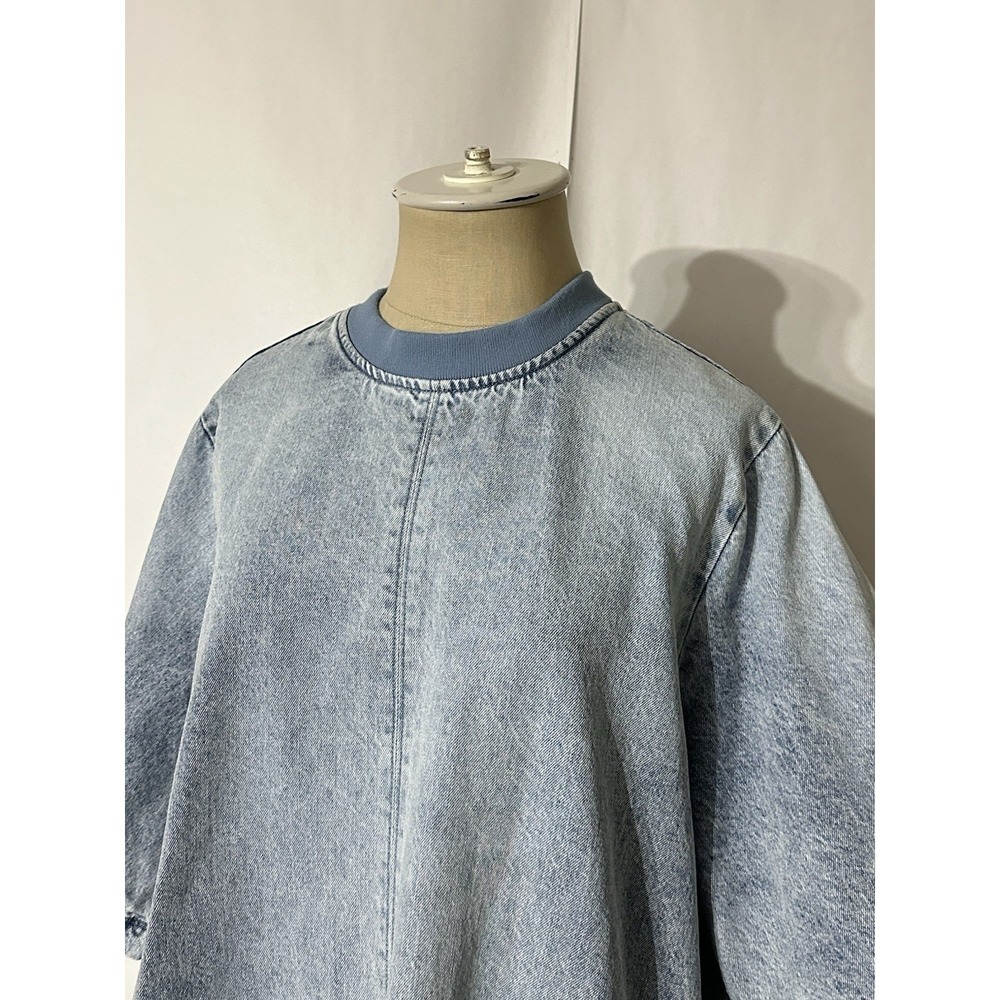 Free People Harlow Mini Dress Size M Denim, Blue - Picture 3 of 9